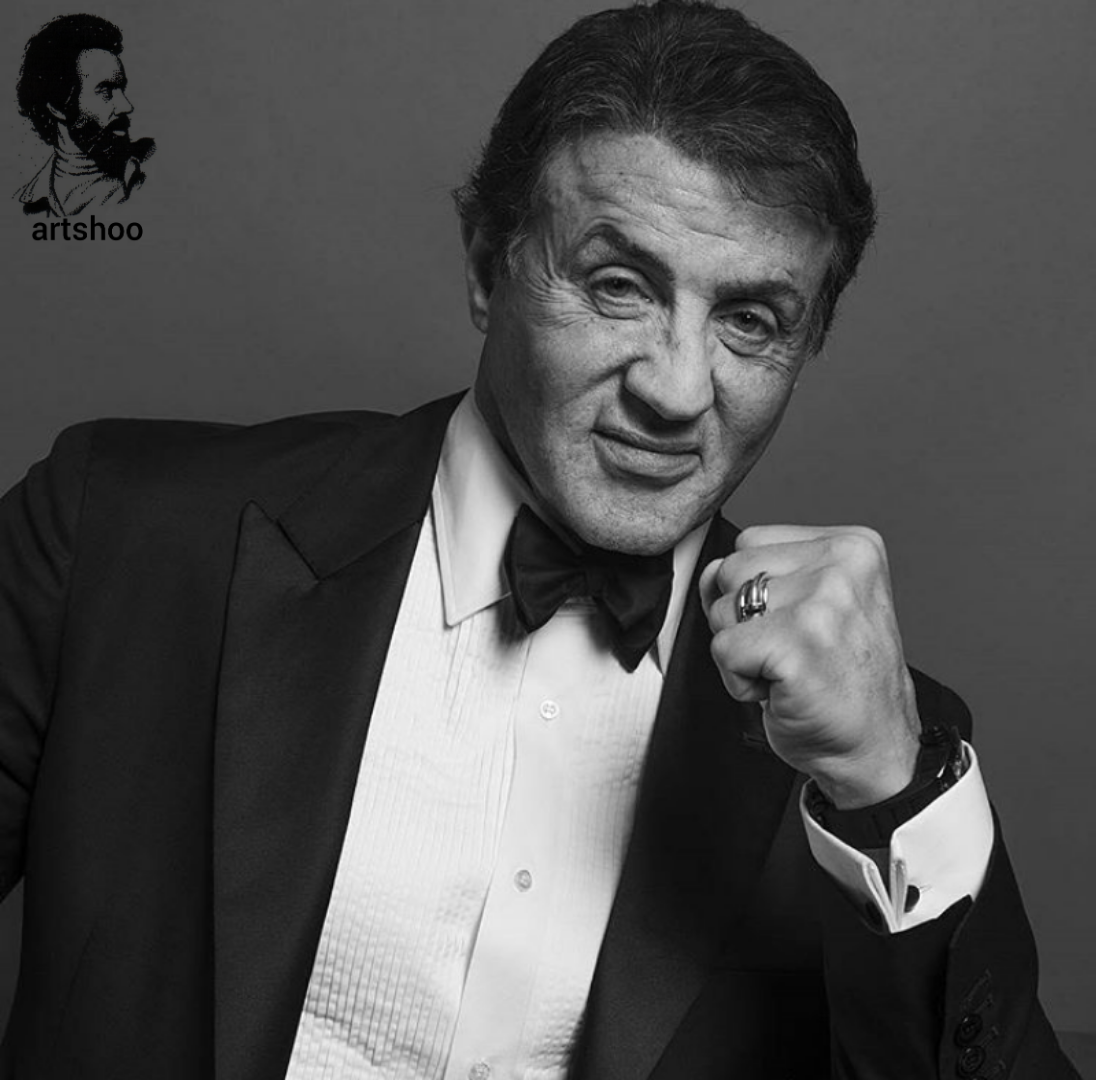 مدل پرتره سیاه قلم